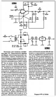 Схема высококачественного усилителя для наушников на микросхеме